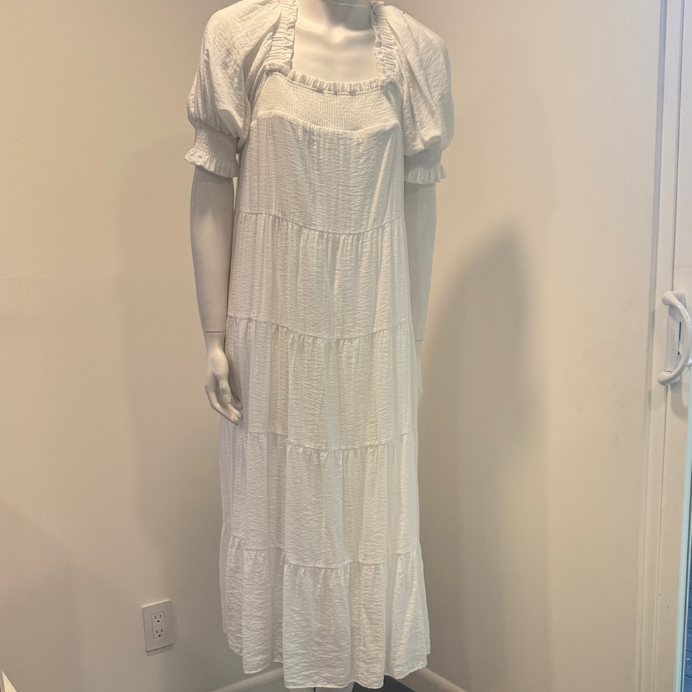 English Factory Nordstrom Elegant White Maxi Dress